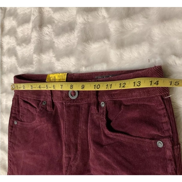 Volcom Corduroy Pants Cabernet Straight Big Youth Size 28 NWT - Picture 10 of 13